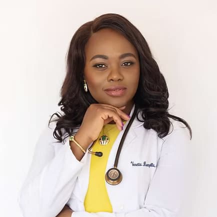Dr. Venetta Mwengella, DNP, PMHNP-BC, FNP-C, CFNIP
Family Nurse Practitioner · Psychiatric Mental Health NP · Global Health Advocate